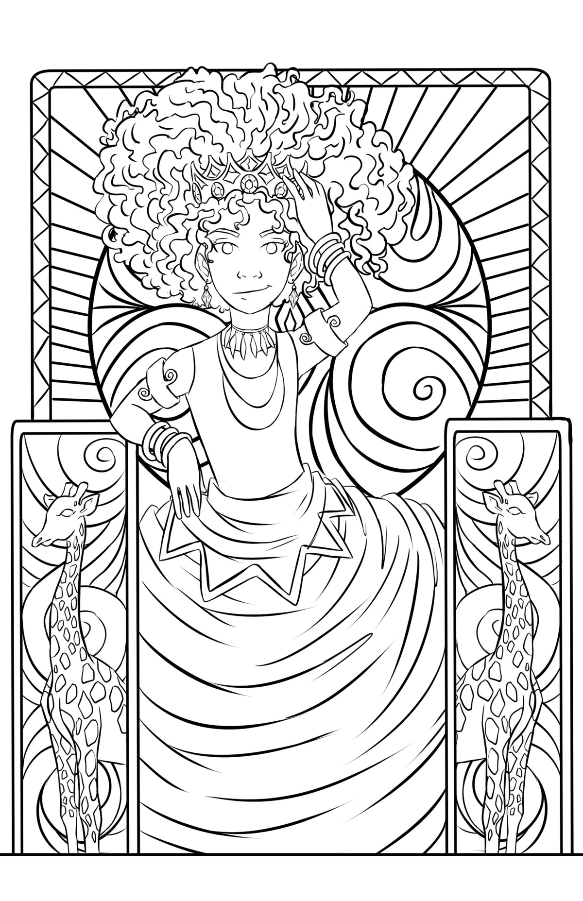 I Am Royalty Coloring Book - Digital Coloring Book